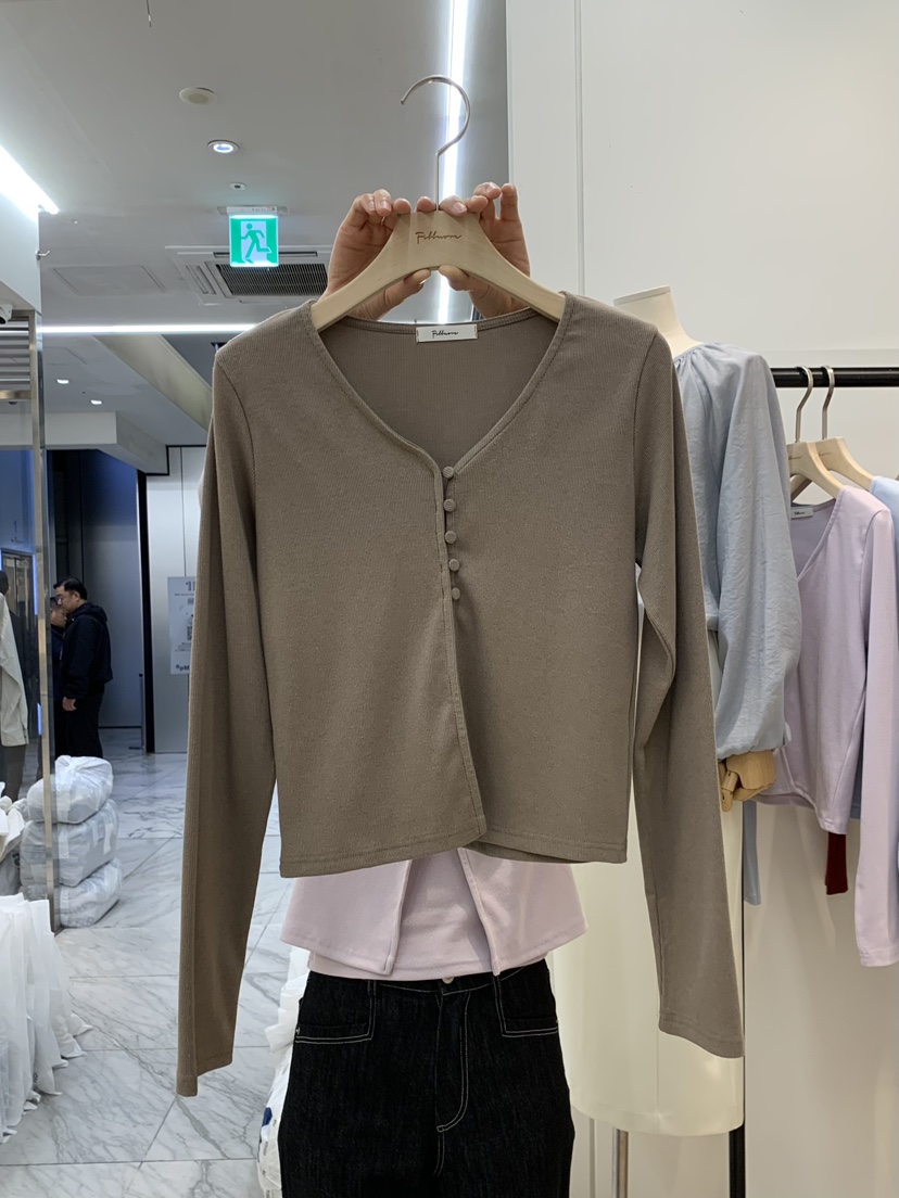 FILLMOR韓國代購女士新品休閑職業時尚熱賣人氣真品針織衫開衫FILLMOR針織衫圖色4