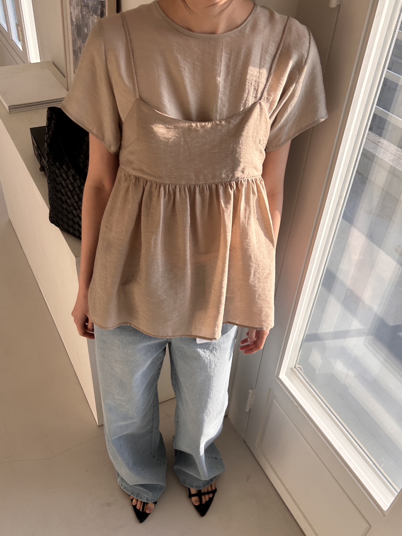 ME MO韓國直郵㊣東大門實拍女裝新品25春夏熱賣推薦吊帶背心ME MO吊帶/背心