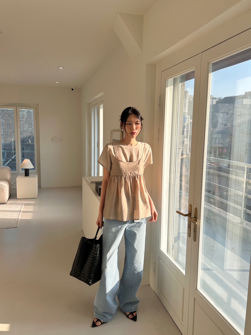 ME MO韓國直郵㊣東大門實拍女裝新品25春夏熱賣推薦吊帶背心ME MO吊帶/背心