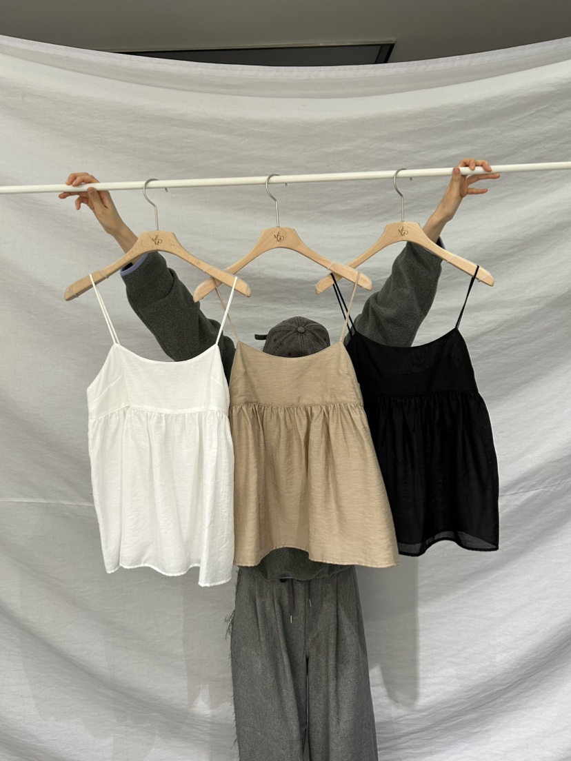 ME MO韓國直郵㊣東大門實拍女裝新品25春夏熱賣推薦吊帶背心ME MO吊帶/背心