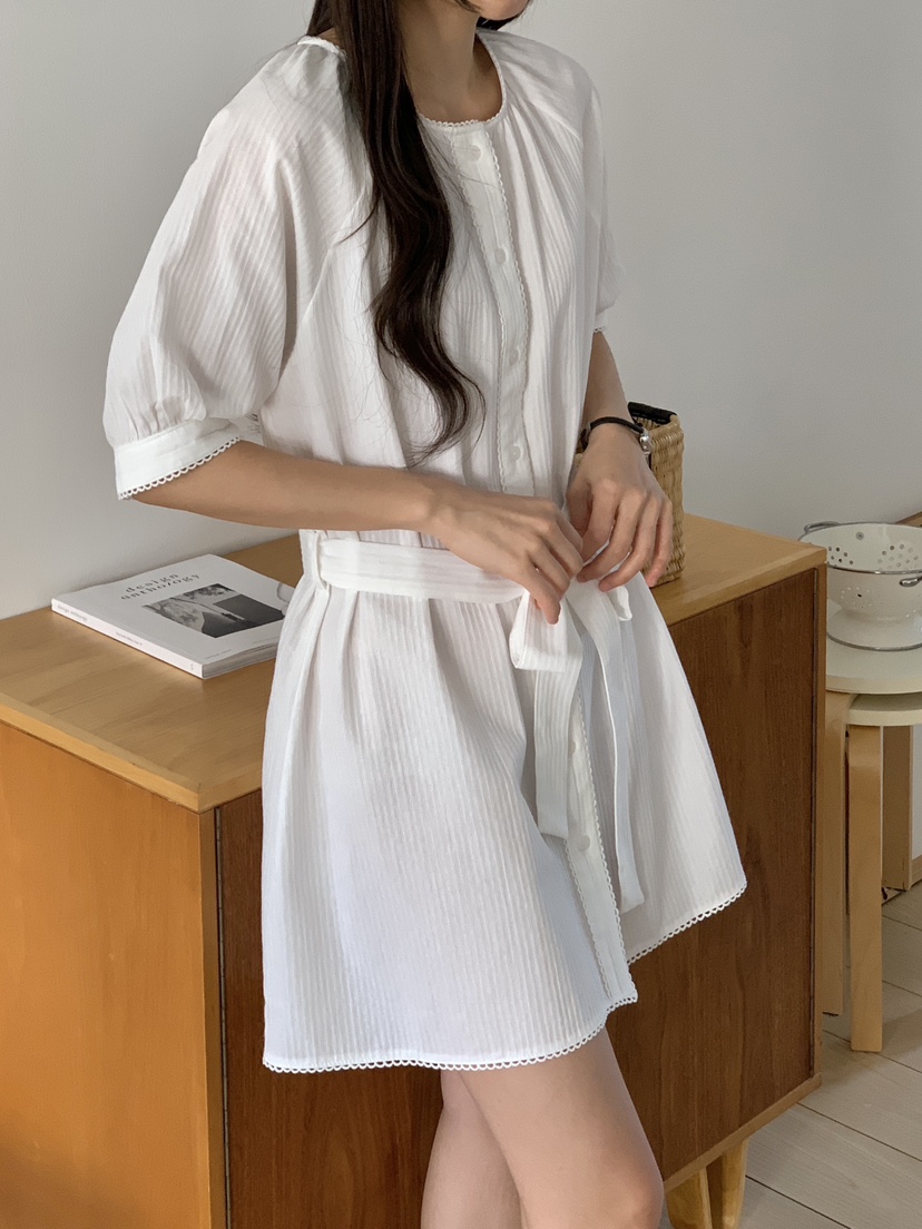 RE:OPENING韓國直郵㊣東大門實拍女裝新品人氣時尚25春夏連衣裙RE:OPENING連衣裙