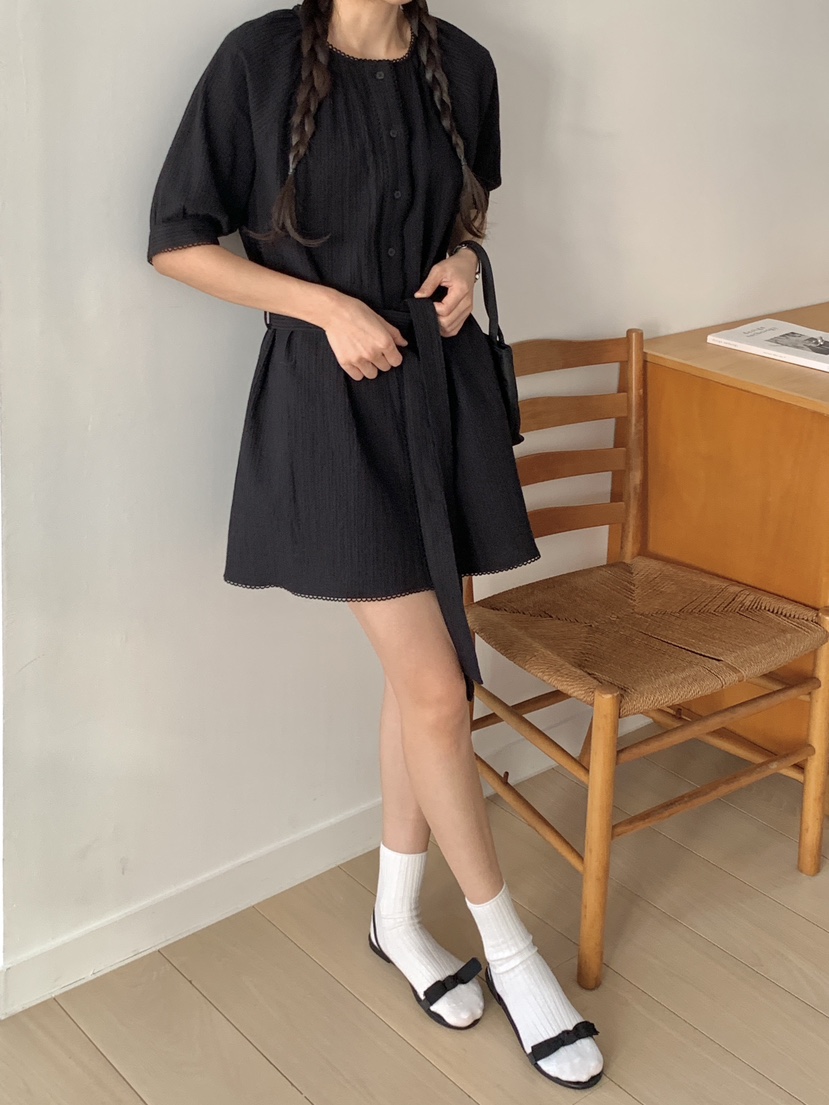 RE:OPENING韓國直郵㊣東大門實拍女裝新品人氣時尚25春夏連衣裙RE:OPENING連衣裙