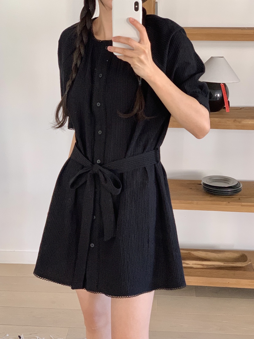 RE:OPENING韓國直郵㊣東大門實拍女裝新品人氣時尚25春夏連衣裙RE:OPENING連衣裙