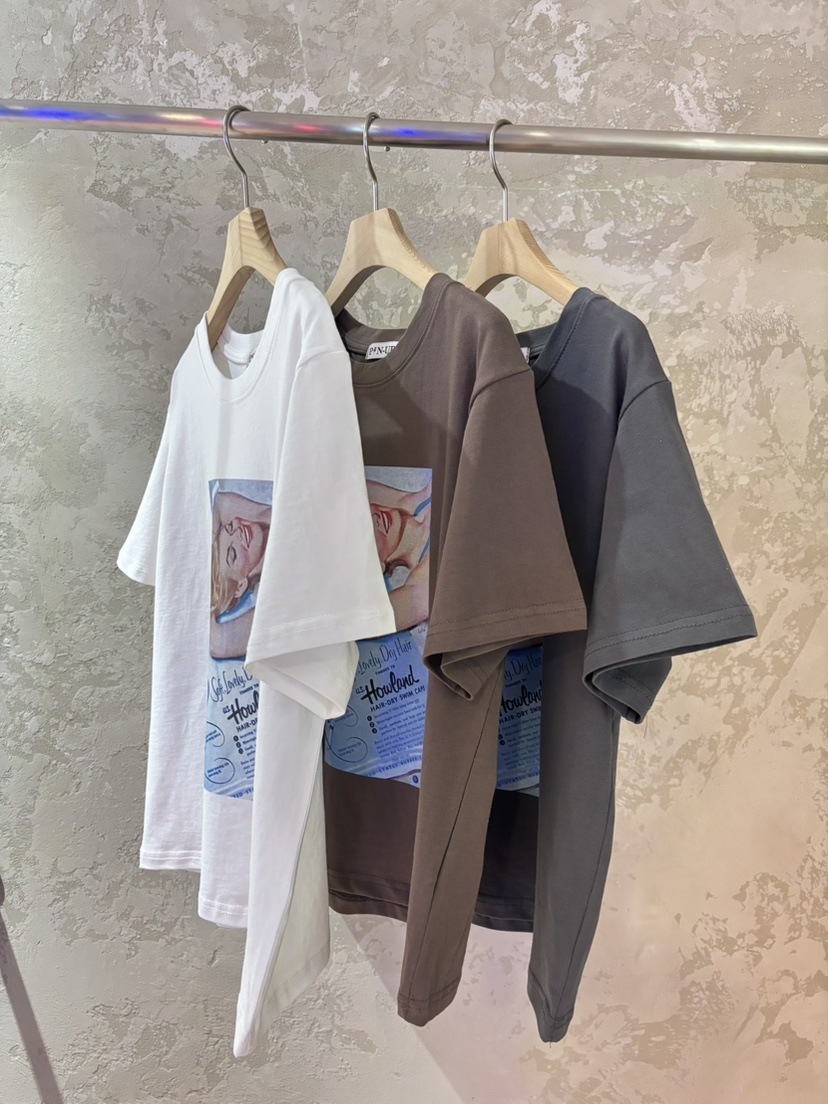 PIN-UP韓國直郵㊣東大門實拍女裝新品25春夏休閑熱賣時尚T恤PIN-UPT恤