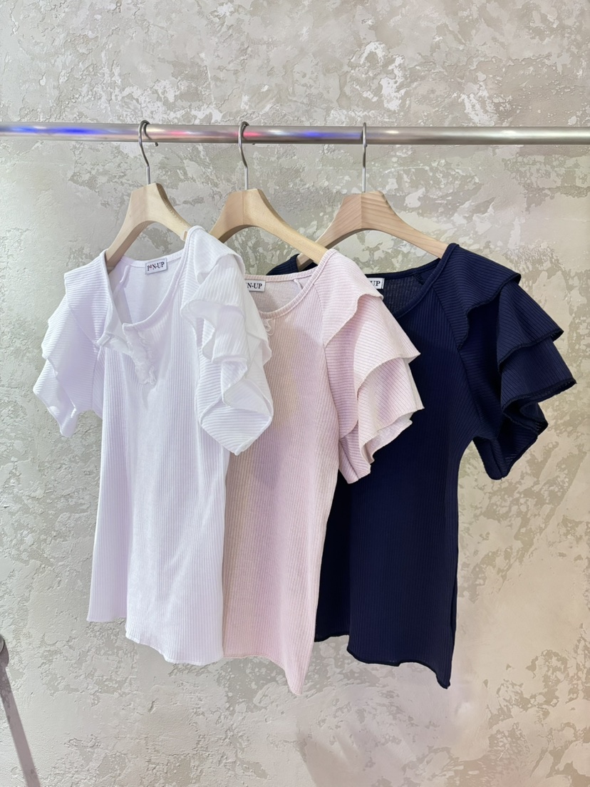 PIN-UP韓國直郵㊣女裝新款人氣推薦熱賣25春夏休閑時尚T恤PIN-UPT恤