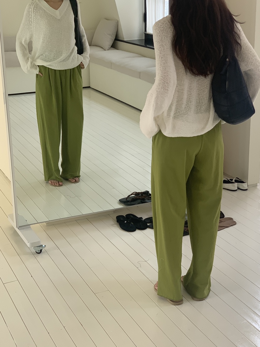 LOGARDEN東大門直郵女士新款人氣休閑25春夏熱賣推薦休閑褲LO GARDEN休閑褲
