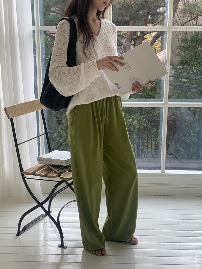 LOGARDEN東大門直郵女士新款人氣休閑25春夏熱賣推薦休閑褲LO GARDEN休閑褲