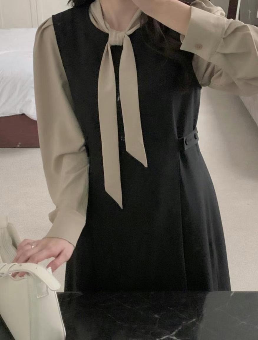 THE ORA韓國㊣直郵東大門代購女裝新品休閑25春夏推薦連衣裙THE ORA連衣裙