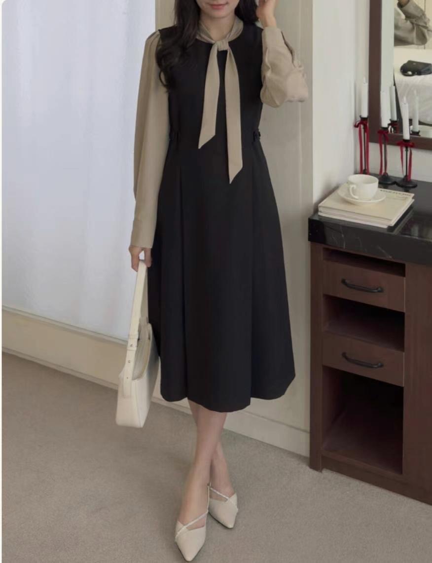 THE ORA韓國㊣直郵東大門代購女裝新品休閑25春夏推薦連衣裙THE ORA連衣裙