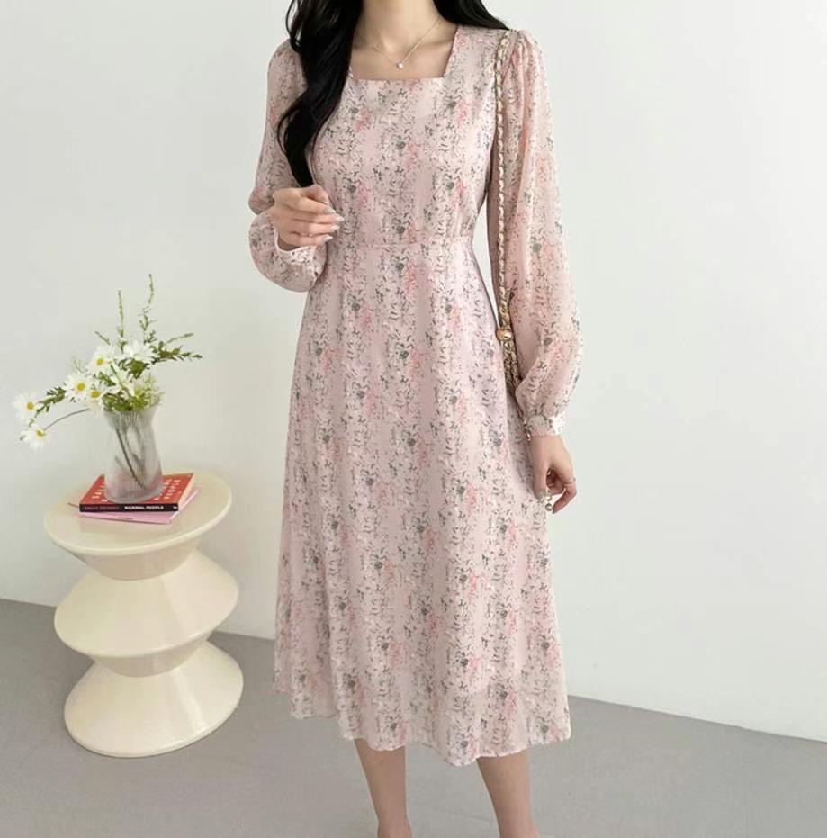 THE ORA直郵韓國代購㊣女裝新款25春夏人氣推薦時尚連衣裙THE ORA連衣裙