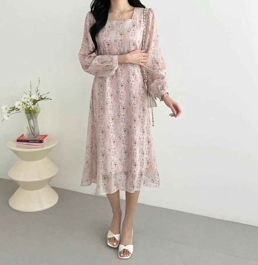 THE ORA直郵韓國代購㊣女裝新款25春夏人氣推薦時尚連衣裙THE ORA連衣裙圖色3