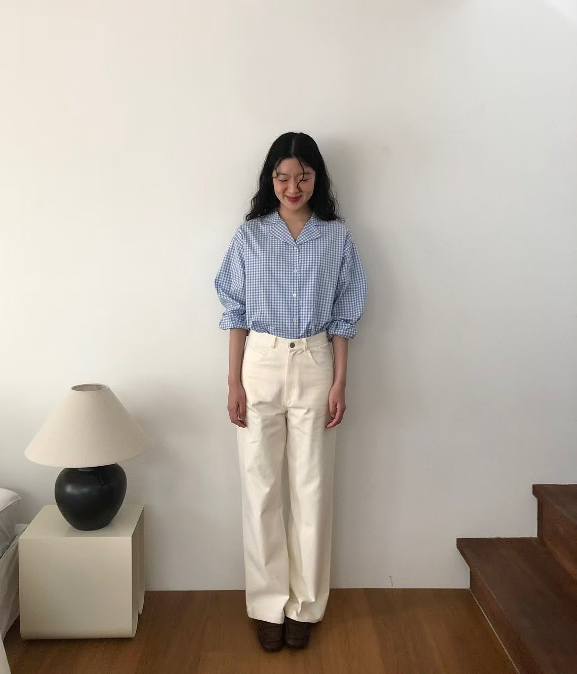 WEATHER韓國直郵㊣女裝新款人氣時尚推薦休閑熱賣牛仔褲棉質GOBSLMURI-ot牛仔褲