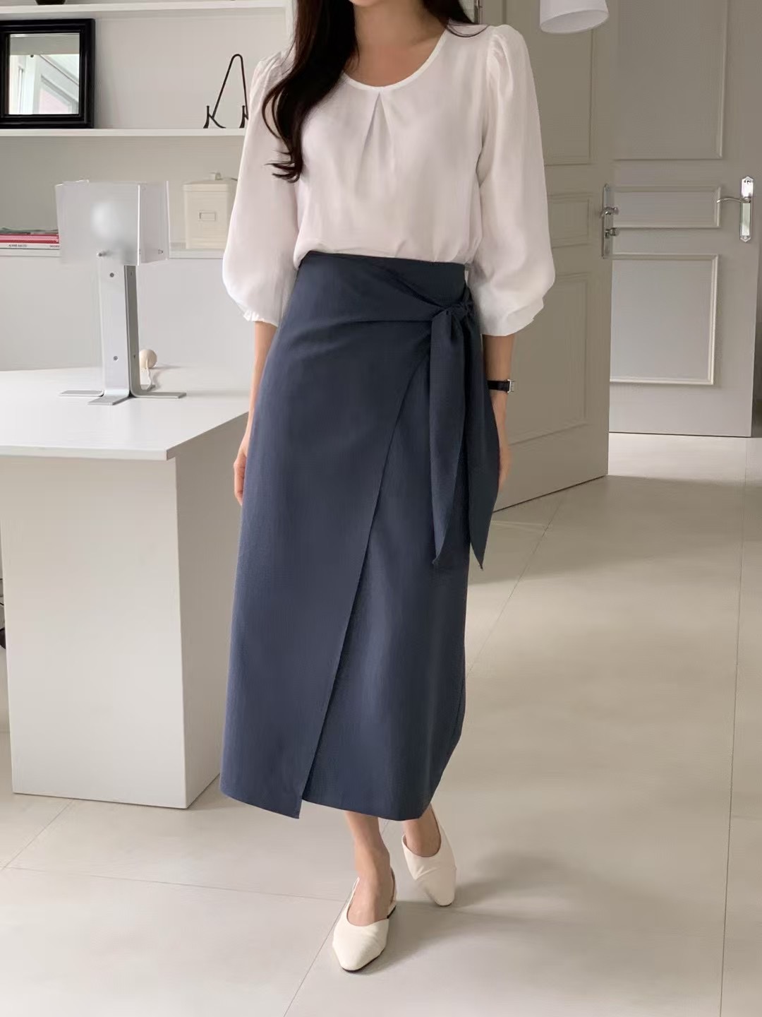 SRAP韓國直郵㊣女裝新款熱賣25春夏人氣推薦時尚半身裙中短裙SRAP半身裙/中短裙