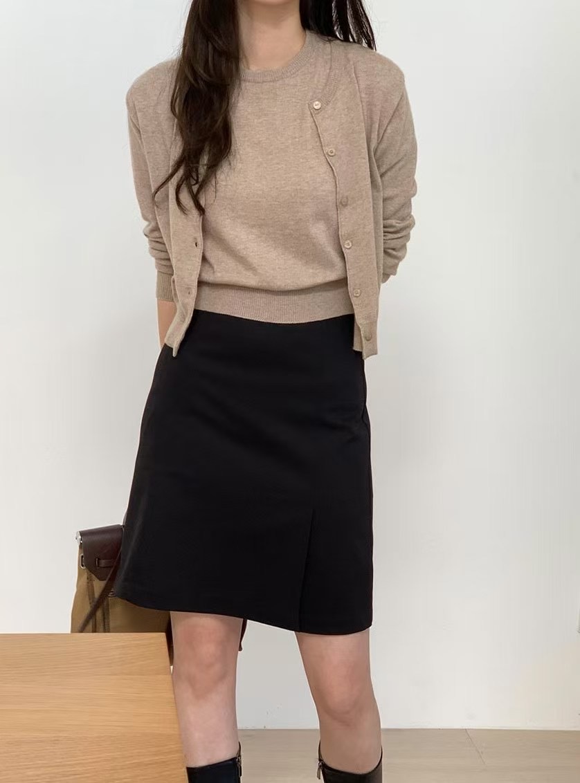 SRAP直郵韓國代購㊣女裝新款25春夏時尚休閑推薦人氣熱賣短裙SRAP短裙