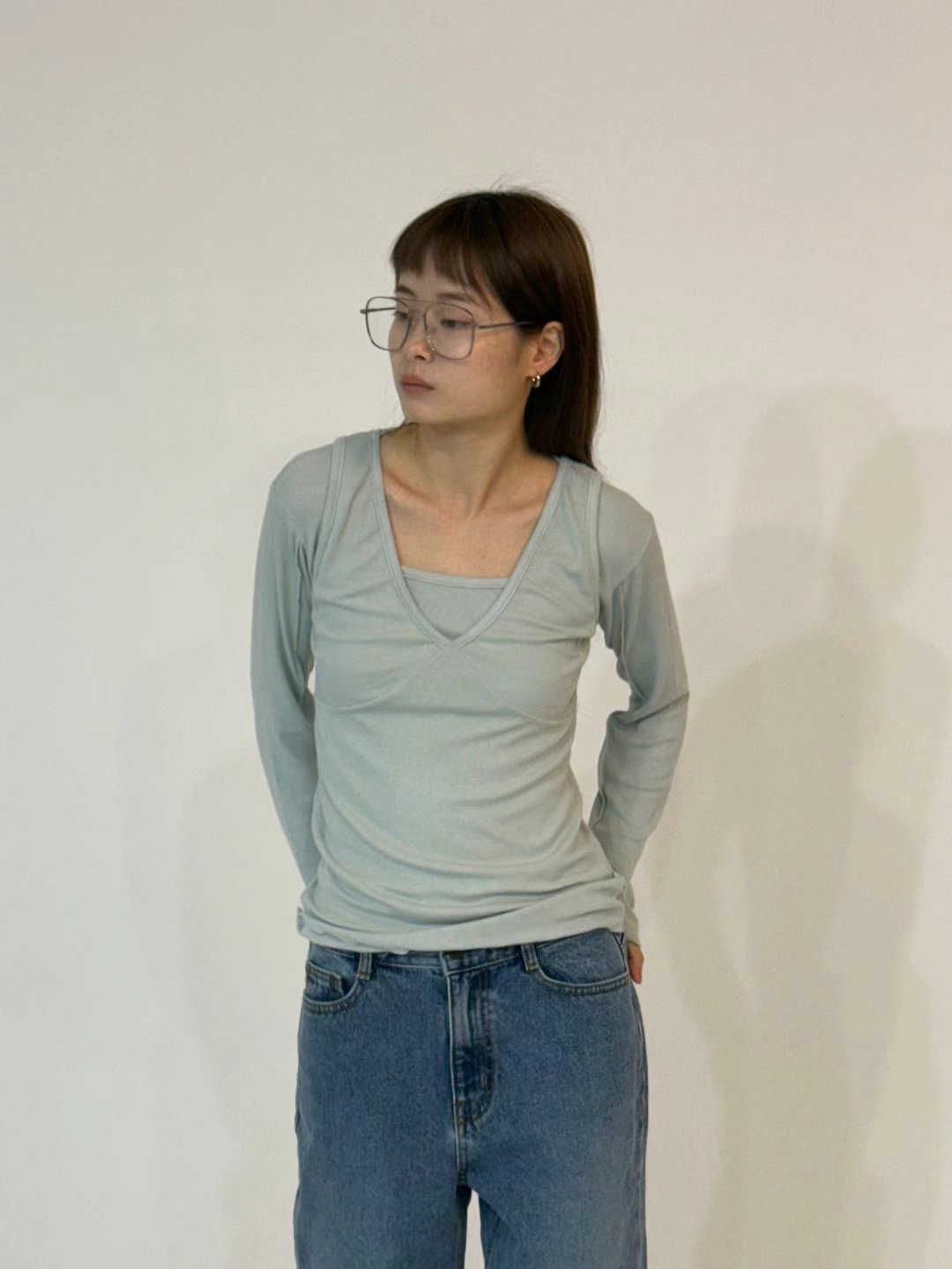 THEBARN韓國㊣直郵東大門代購女裝新品人氣休閑時尚推薦套裝THEBARN套裝圖色3