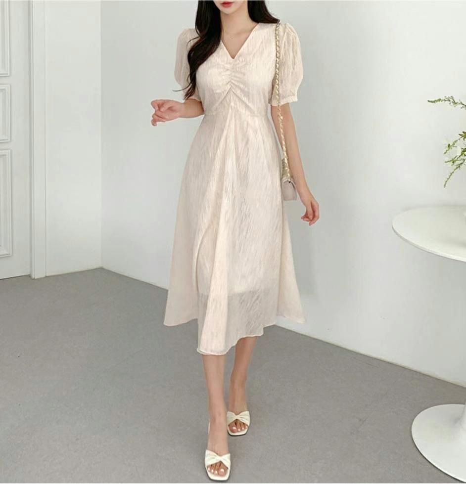 THE ORA韓國直郵㊣女裝新品休閑25春夏人氣時尚推薦連衣裙THE ORA連衣裙
