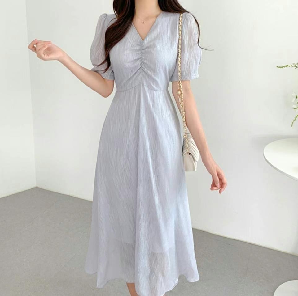 THE ORA韓國直郵㊣女裝新品休閑25春夏人氣時尚推薦連衣裙THE ORA連衣裙圖色2