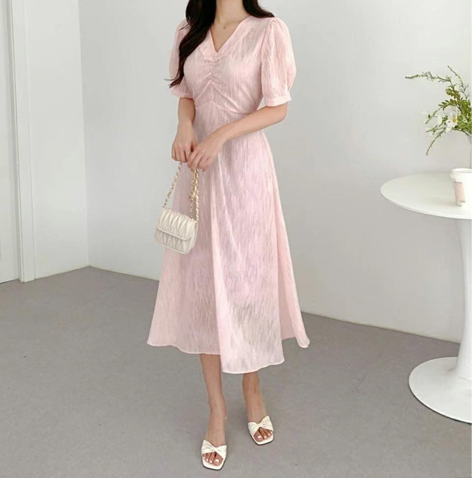 THE ORA韓國直郵㊣女裝新品休閑25春夏人氣時尚推薦連衣裙THE ORA連衣裙圖色3