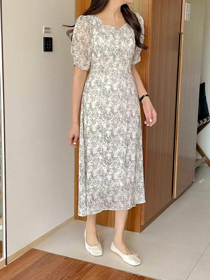 THE ORA韓國㊣直郵東大門代購女裝新品25春夏休閑人氣連衣裙THE ORA連衣裙圖色1