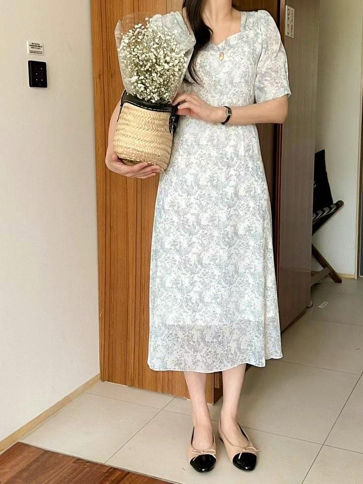 THE ORA韓國㊣直郵東大門代購女裝新品25春夏休閑人氣連衣裙THE ORA連衣裙圖色3