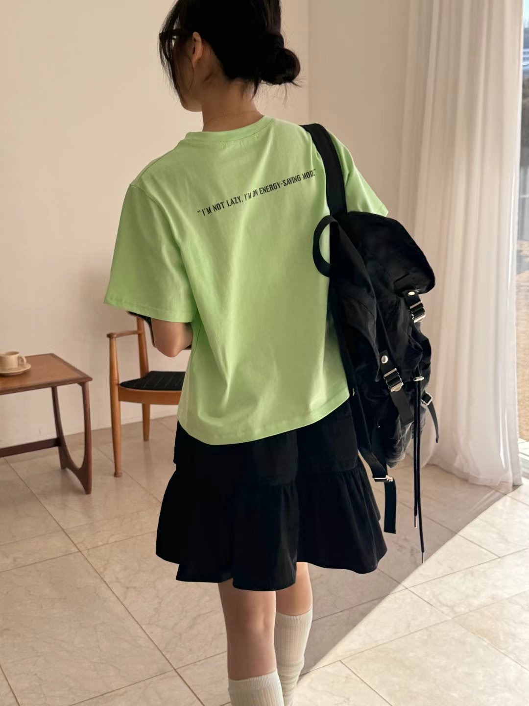 There’s韓國㊣直郵東大門代購女裝新品時尚休閑熱賣推薦短裙There’s短裙