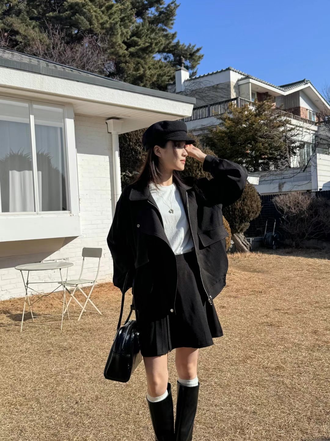 There’s直郵韓國代購㊣女裝新品人氣時尚熱賣25春夏休閑夾克There’s夾克