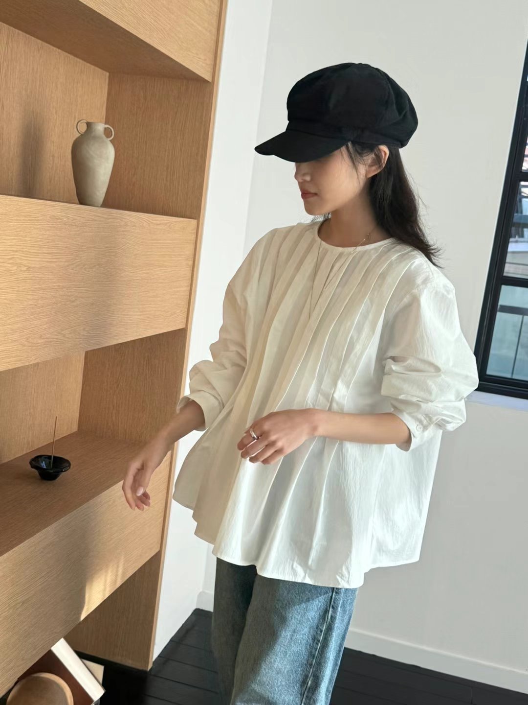 There’s韓國直郵㊣東大門實拍女裝新款人氣熱賣襯衫蕾絲衫There’s襯衫/蕾絲衫