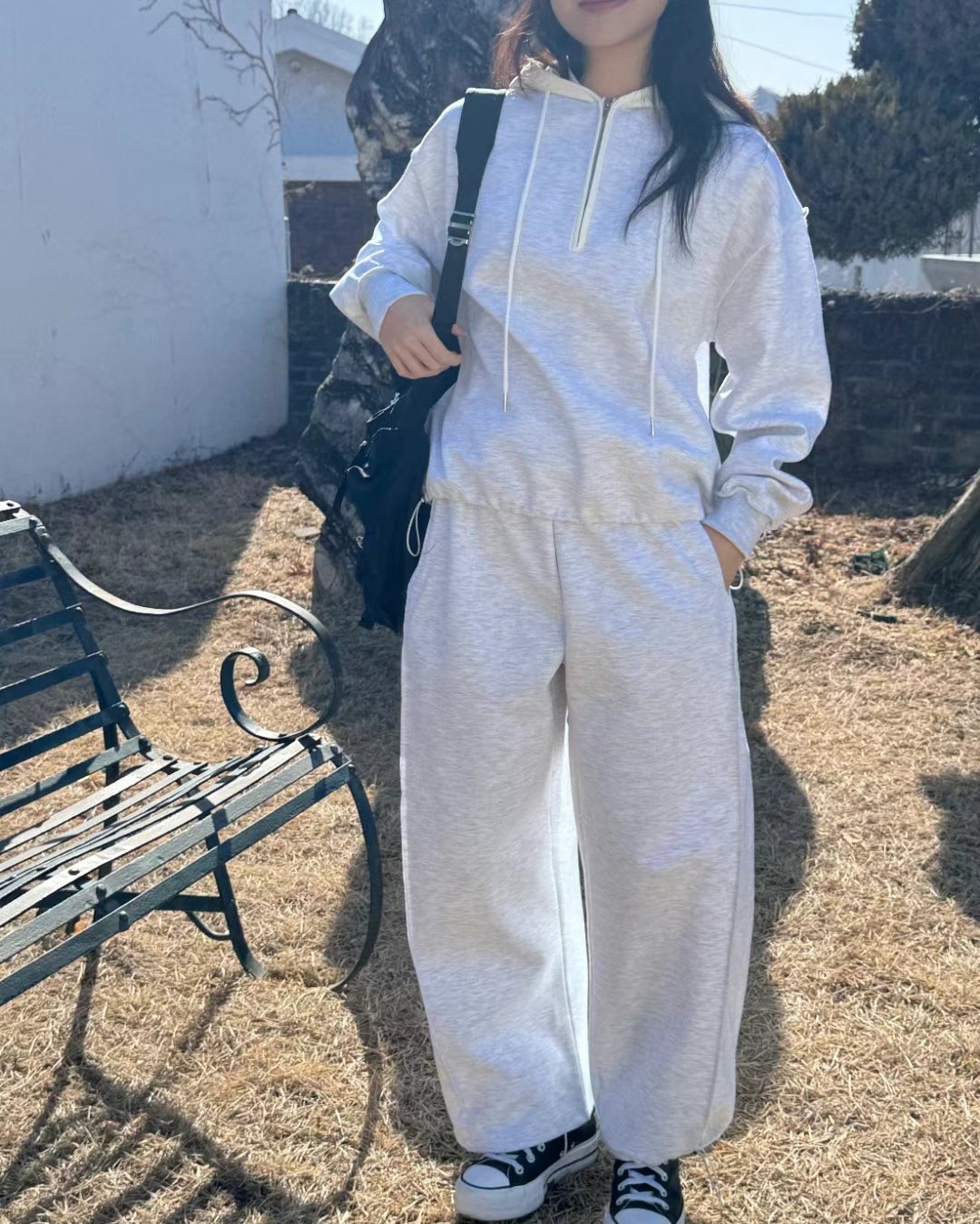 There’s直郵韓國代購㊣女裝新品25春夏時尚人氣休閑休閑褲There’s休閑褲