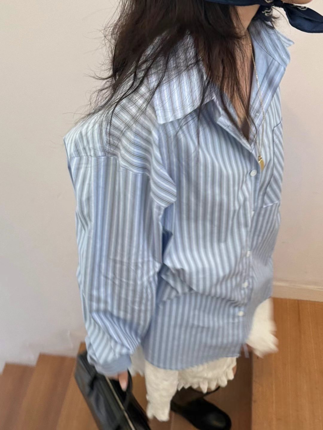 There’s直郵韓國代購㊣女裝新款時尚熱賣推薦25春夏襯衫蕾絲衫There’s襯衫/蕾絲衫