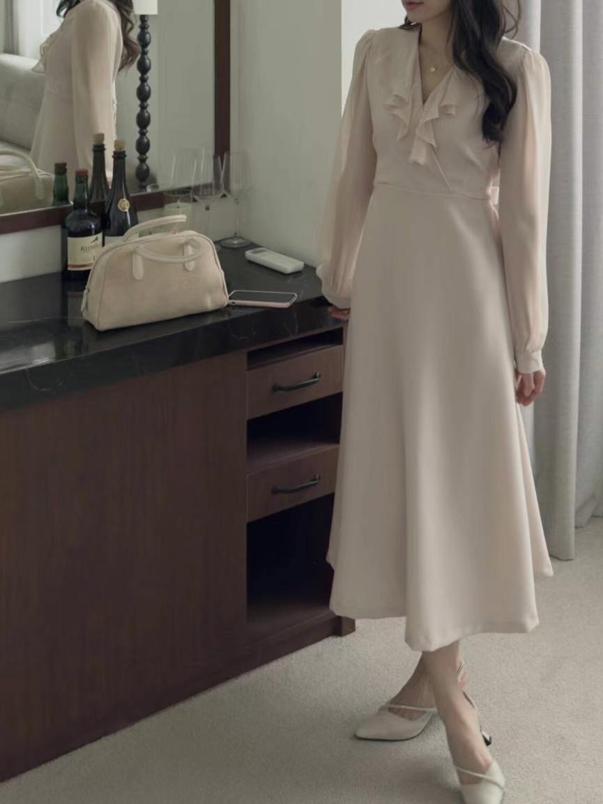 THE ORA韓國直郵㊣東大門實拍女裝新品休閑時尚推薦連衣裙THE ORA連衣裙圖色2