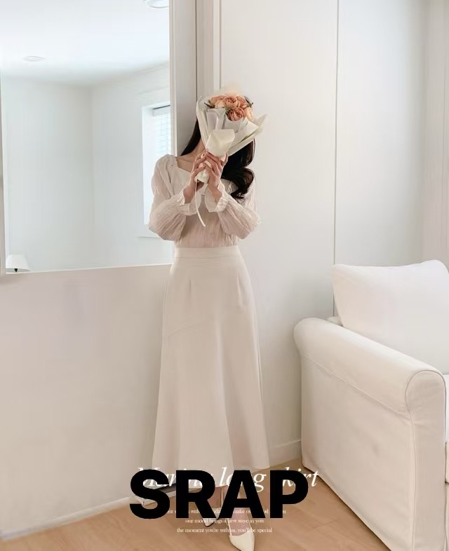 SRAP韓國直郵㊣東大門實拍女裝新品時尚推薦人氣25春夏長裙SRAP長裙