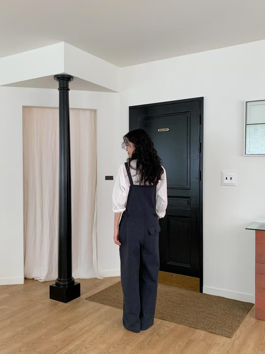 WEATHER韓國㊣直郵東大門代購女裝新品25春夏背帶褲不含內搭棉質GOBSLMURI-ot背帶褲