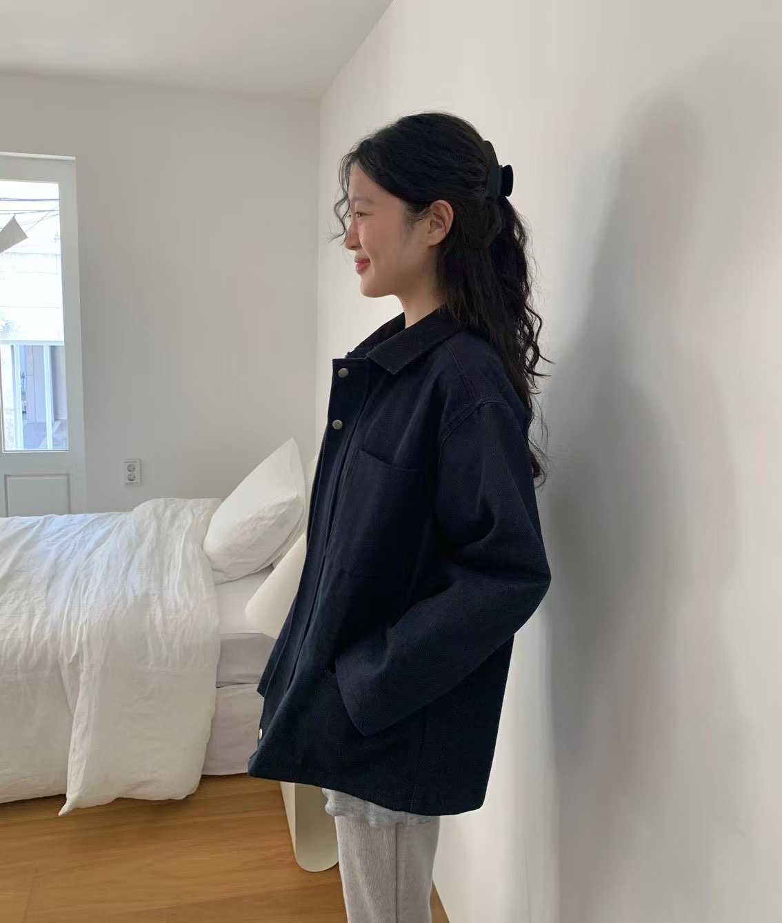 WEATHER韓國直郵㊣女裝新款休閑時尚熱賣推薦25春夏人氣夾克GOBSLMURI-ot夾克