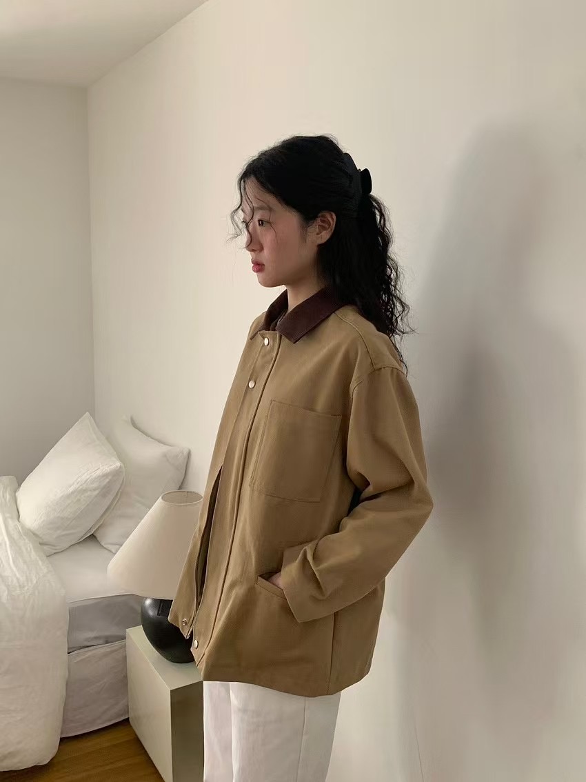 WEATHER韓國直郵㊣女裝新款休閑時尚熱賣推薦25春夏人氣夾克GOBSLMURI-ot夾克