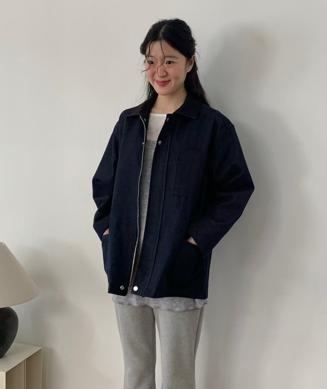 WEATHER韓國直郵㊣女裝新款休閑時尚熱賣推薦25春夏人氣夾克GOBSLMURI-ot夾克