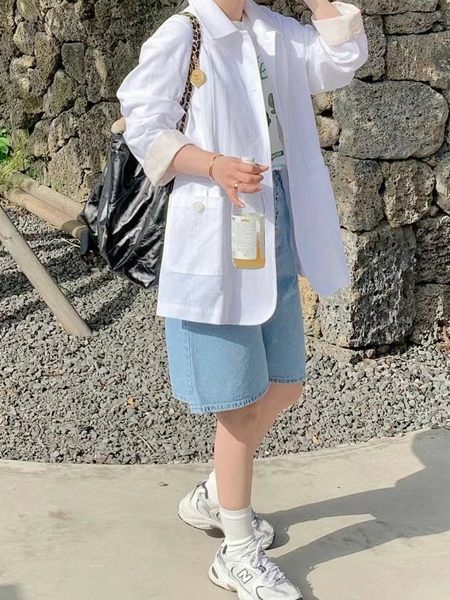 THEBARN直郵韓國代購㊣女裝新品熱賣人氣推薦休閑時尚25春夏夾克THEBARN夾克