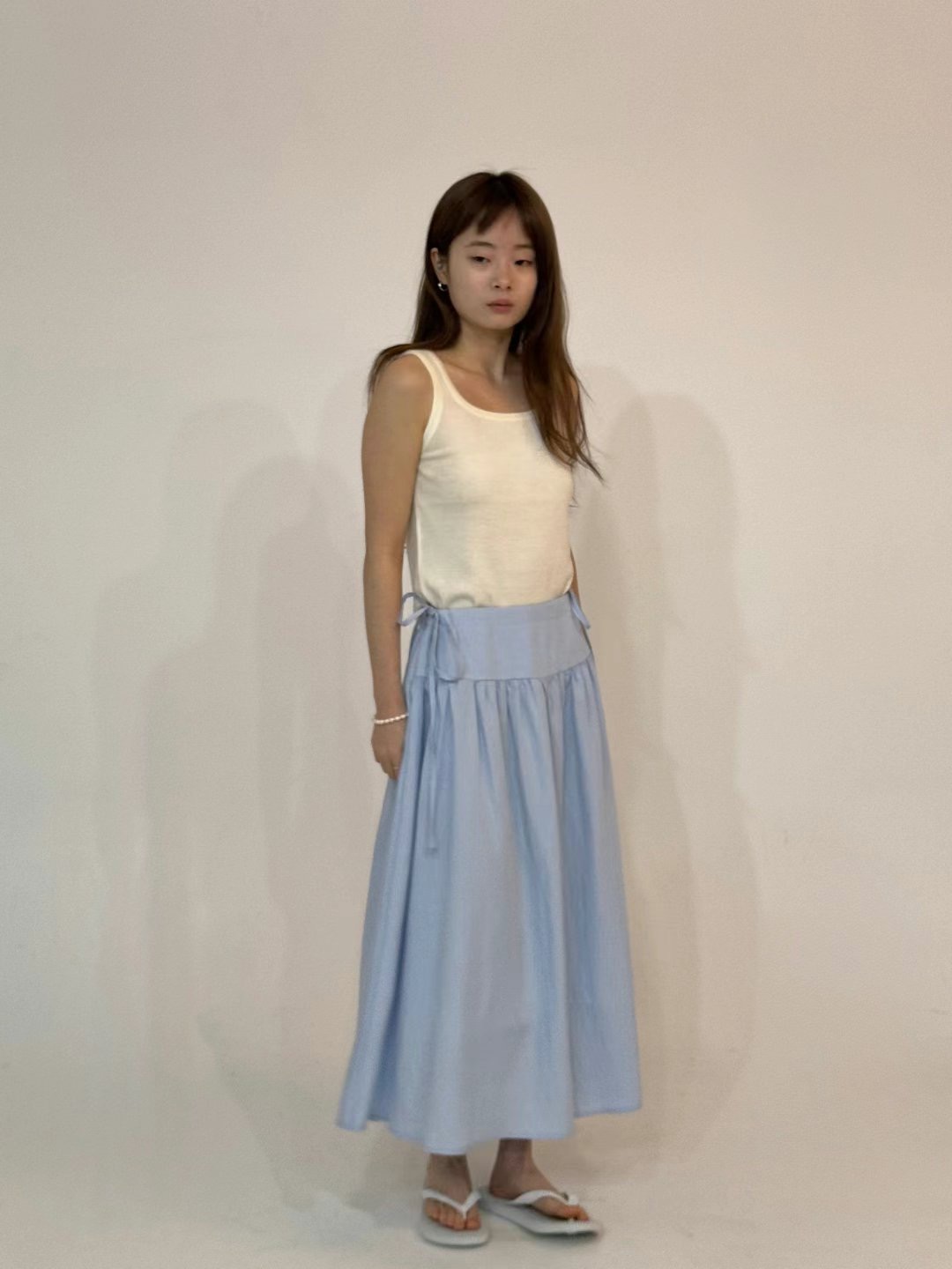 THEBARN直郵韓國代購㊣女裝新品熱賣推薦時尚休閑25春夏長裙THEBARN長裙