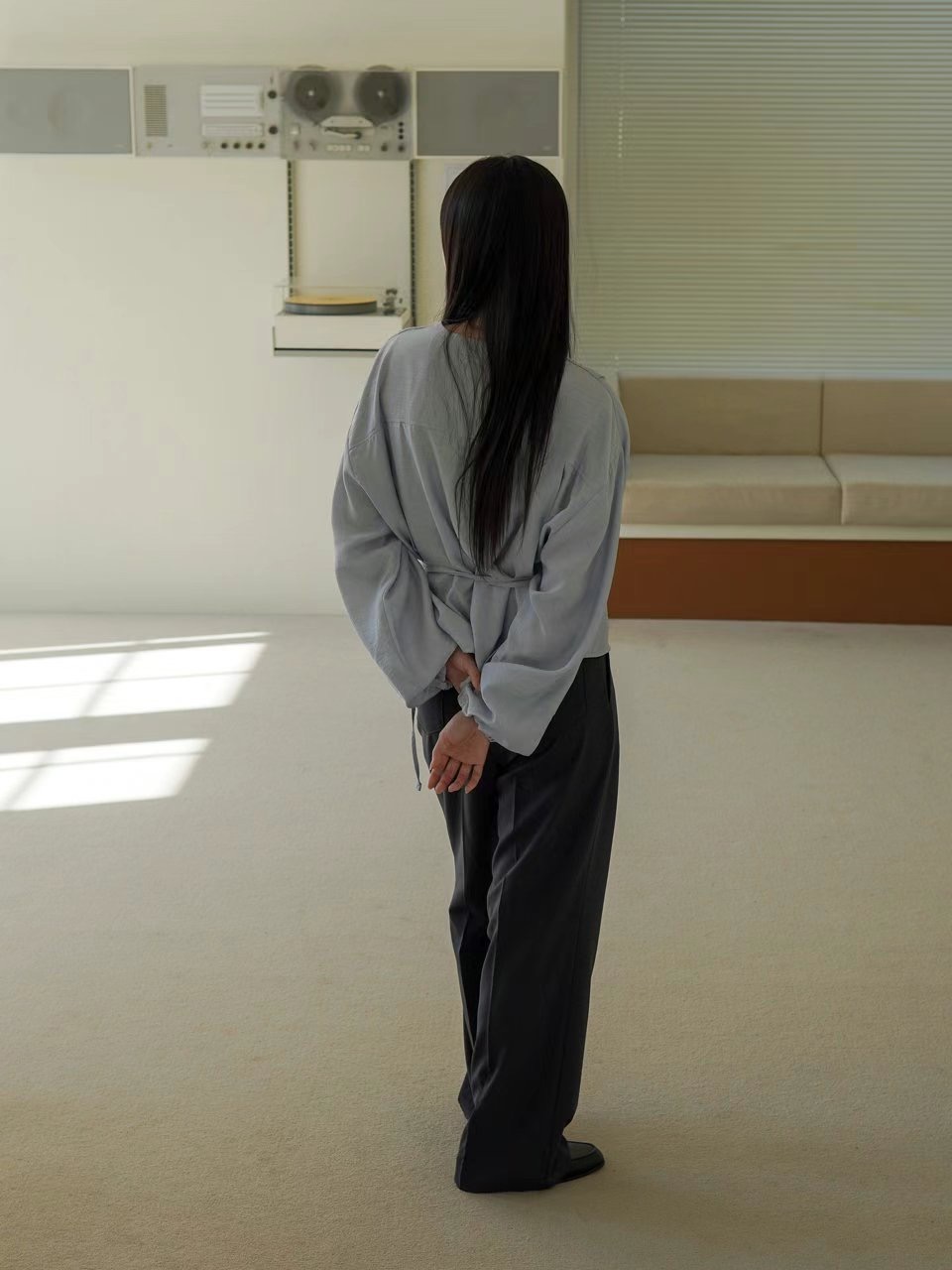 MORNBAKER韓國㊣直郵東大門代購女裝新款25春夏人氣襯衫蕾絲衫MORNBAKER襯衫/蕾絲衫