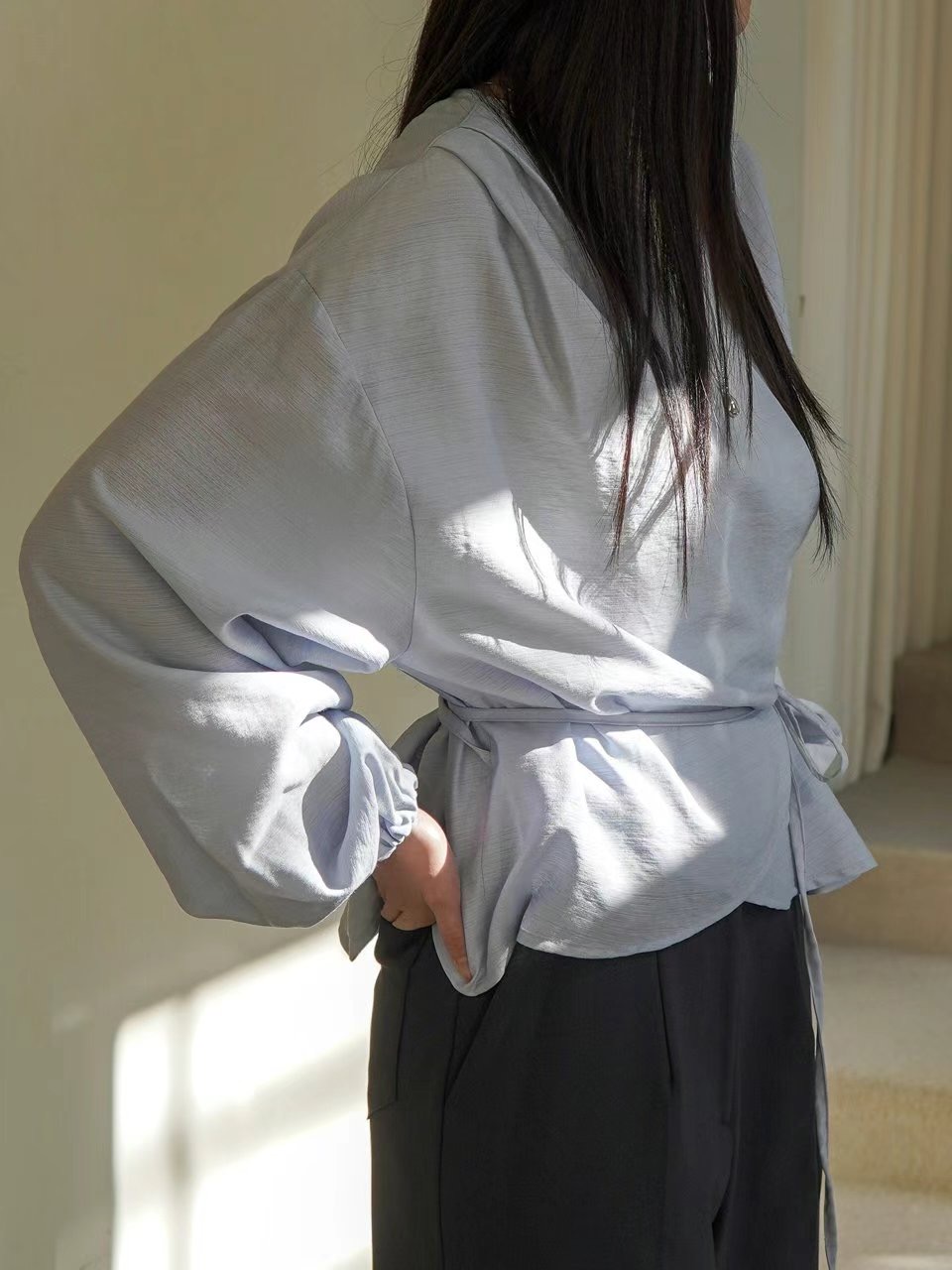 MORNBAKER韓國㊣直郵東大門代購女裝新款25春夏人氣襯衫蕾絲衫MORNBAKER襯衫/蕾絲衫