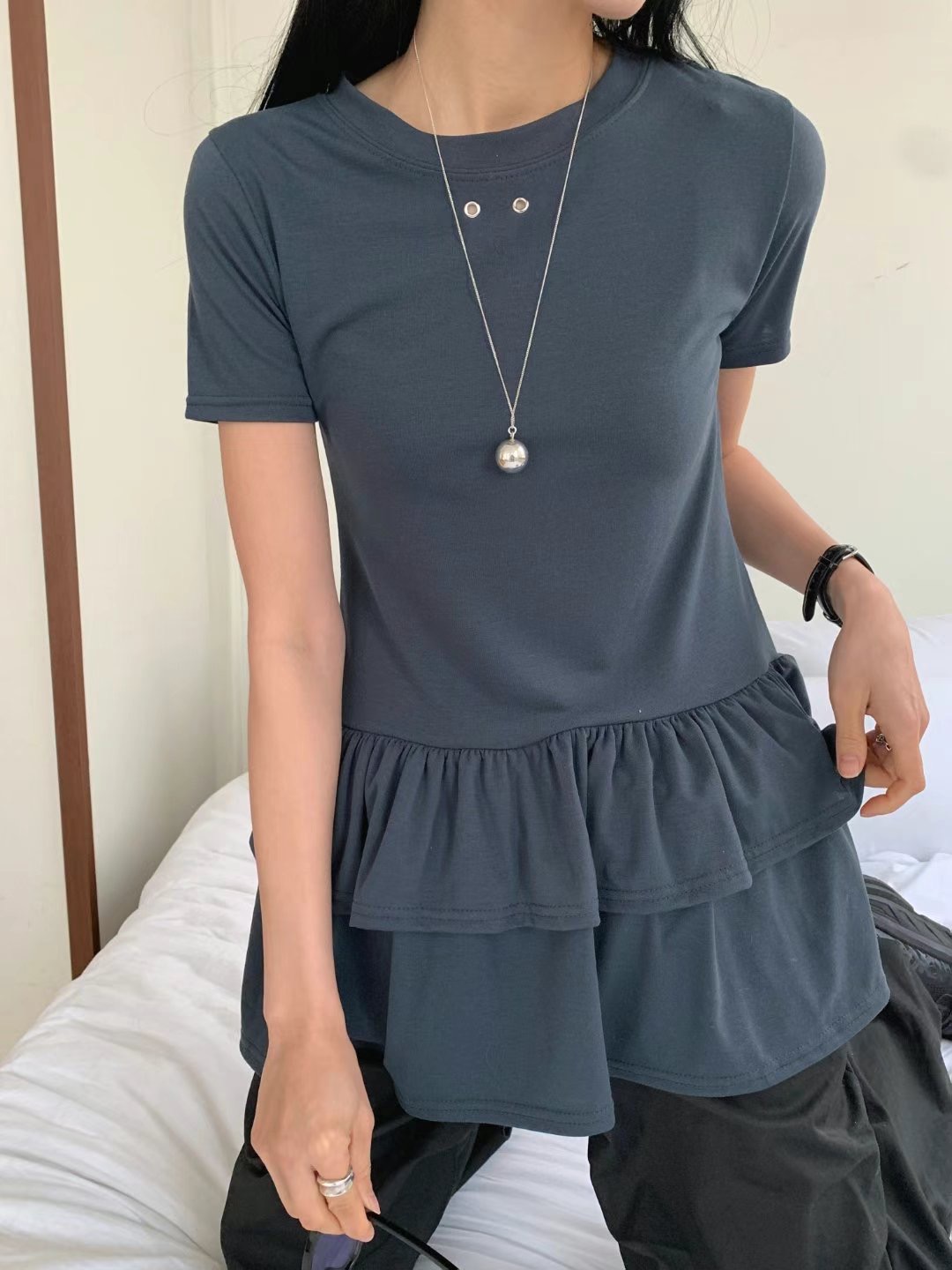DIPPING直郵韓國代購㊣女裝新品休閑熱賣時尚25春夏人氣連衣裙DIPPING連衣裙