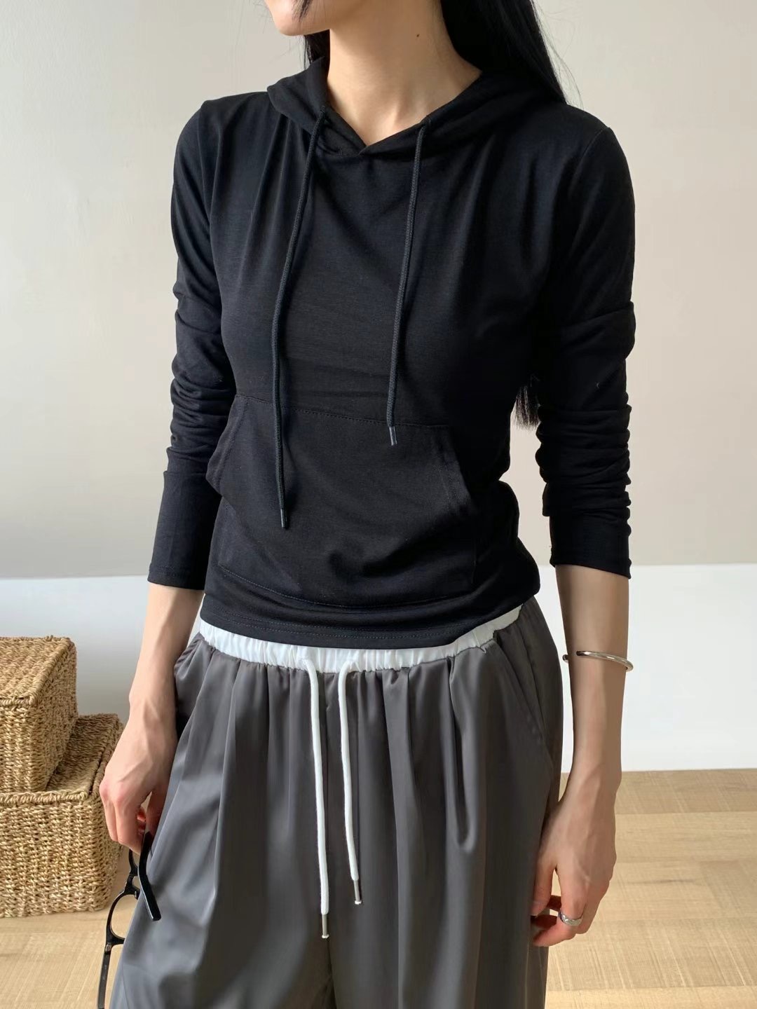 DIPPING直郵韓國代購㊣女裝新品熱賣25春夏時尚人氣長袖T恤DIPPING長袖T恤圖色3