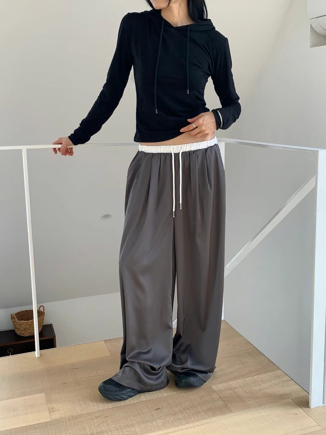 DIPPING直郵韓國代購㊣女裝新品時尚休閑25春夏熱賣推薦休閑褲DIPPING休閑褲