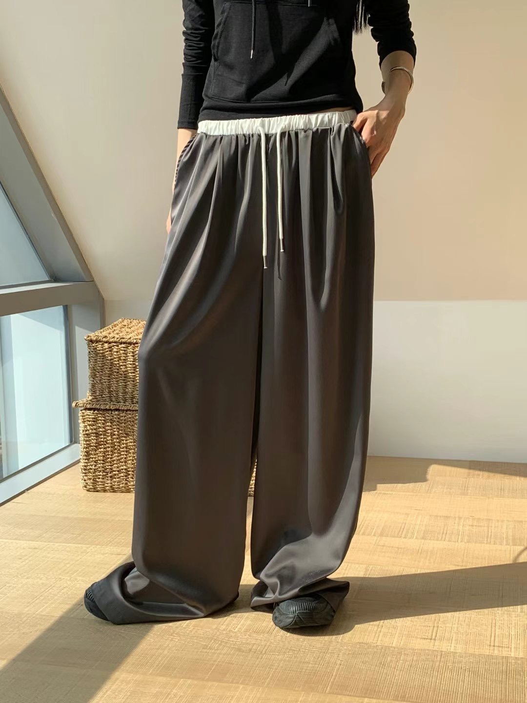 DIPPING直郵韓國代購㊣女裝新品時尚休閑25春夏熱賣推薦休閑褲DIPPING休閑褲