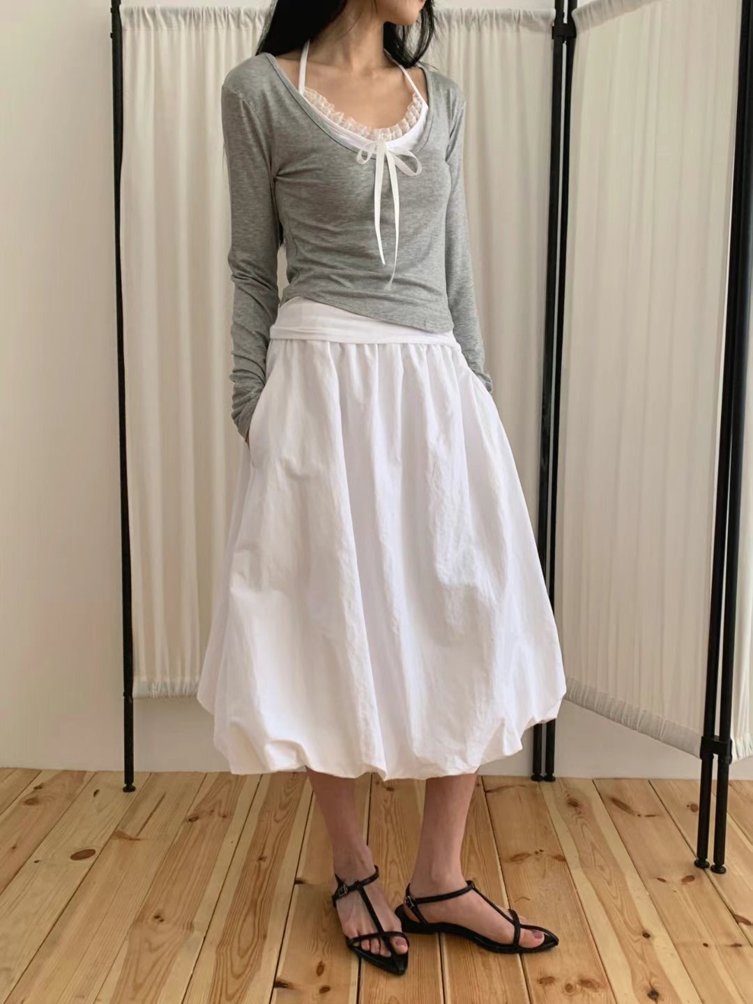 DIPPING直郵韓國代購㊣女裝新品25春夏熱賣推薦半身裙中短裙DIPPING半身裙/中短裙