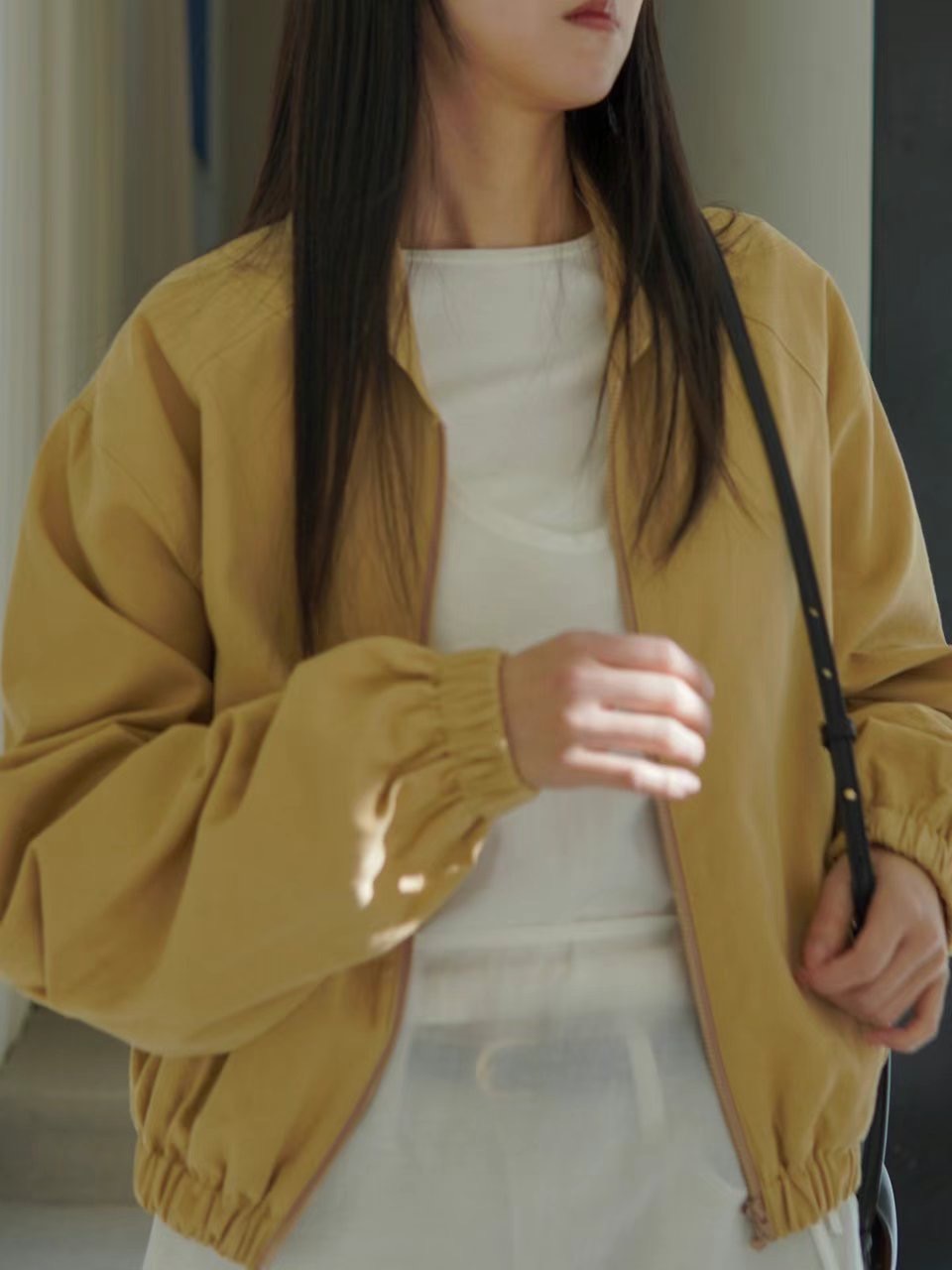 MORNBAKER韓國直郵㊣女裝新品休閑25春夏時尚熱賣推薦夾克棉質MORNBAKER夾克