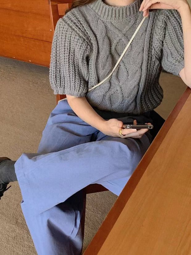 THEBARN韓國㊣直郵東大門代購女裝新品推薦人氣25春夏針織衫THEBARN針織衫