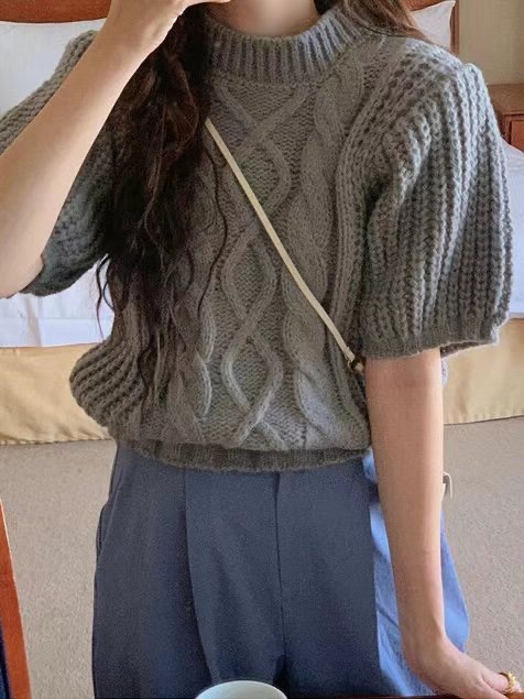 THEBARN韓國㊣直郵東大門代購女裝新品推薦人氣25春夏針織衫THEBARN針織衫