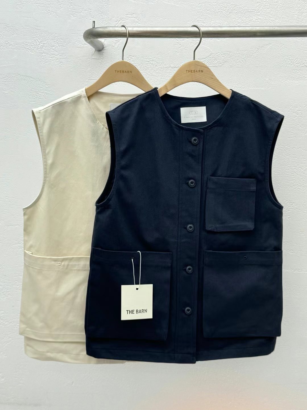 THEBARN韓國㊣直郵東大門代購女裝新品推薦時尚休閑25春夏馬甲THEBARN馬甲