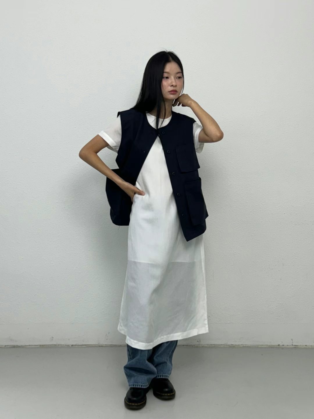 THEBARN韓國㊣直郵東大門代購女裝新品推薦時尚休閑25春夏馬甲THEBARN馬甲