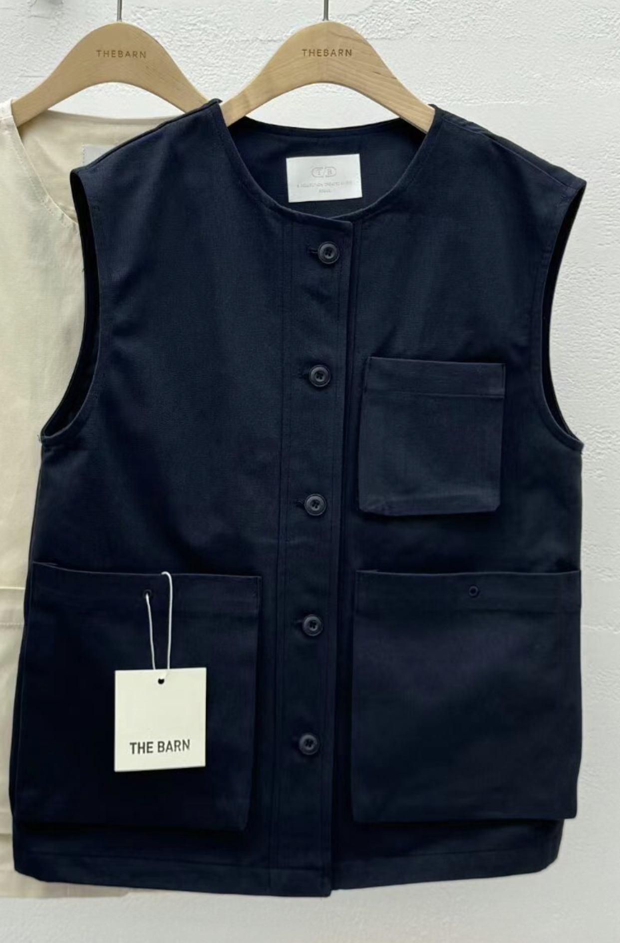 THEBARN韓國㊣直郵東大門代購女裝新品推薦時尚休閑25春夏馬甲THEBARN馬甲圖色2